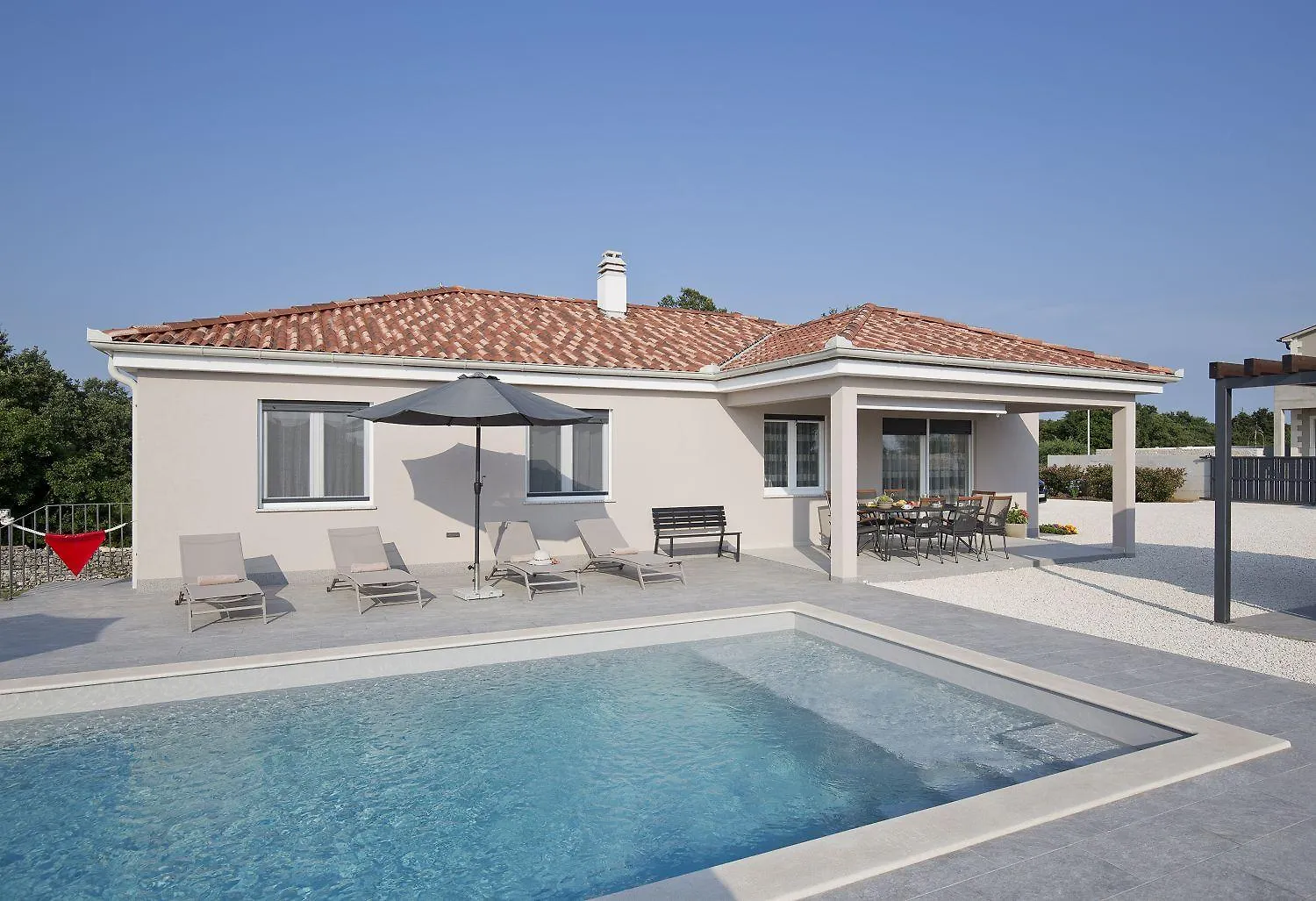 Дом отдыха Neue Villa Bei Rovinj Mit Privatem Pool, Wlan, Klima Burici Хорватия